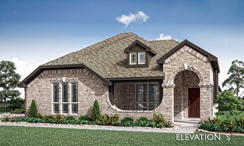 New construction Single-Family house Dogwood III Side Entry, 12528 Yellowstone St, Godley, TX 76044 - photo