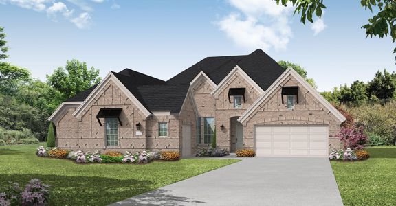 New construction Single-Family house Tuscola (3163-DL-60), 2545 Elm Place, Northlake, TX 76247 - photo