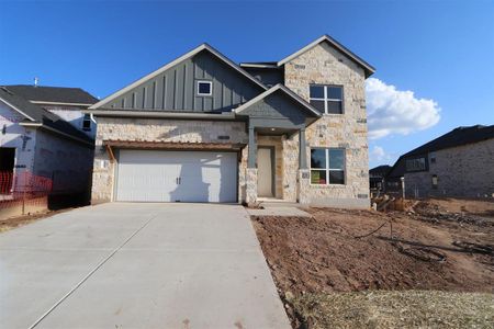 New construction Single-Family house 121 White Magnolia Cv, Georgetown, TX 78628 Belmont II- photo 0