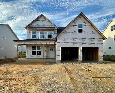 New construction Single-Family house 645 Craftsman Ridge Trail, Knightdale, NC 27545 The Ash D- photo 0