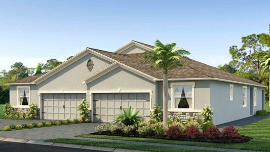 New construction Duplex house 3445 Shady Sunrise Lp, Plant City, FL 33565 Siesta- photo 0