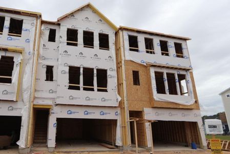 New construction Townhouse house 2235 Kettle Falls Station, Apex, NC 27502 Buckingham - C- photo 0