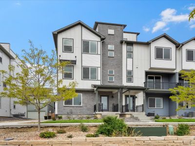 New construction Townhouse house 16732 Shoshone Place, Broomfield, CO 80023 Crestone- photo 0