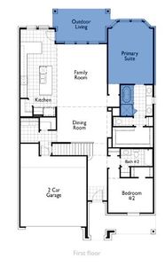 New construction Single-Family house 8005 Royal Mint Cove, Lago Vista, TX 78645 Westbury Plan- photo 1 1
