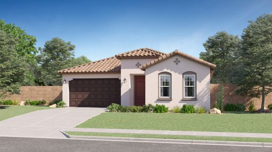 New construction Single-Family house 17537 W Superior Ave, Goodyear, AZ 85338 Sage Plan 4022- photo 0