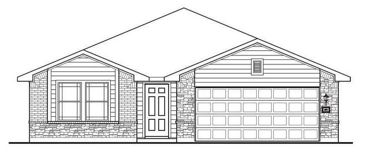 New construction Single-Family house 11712 Whirlaway Drive, Willis, TX 77318 Pueblo- photo