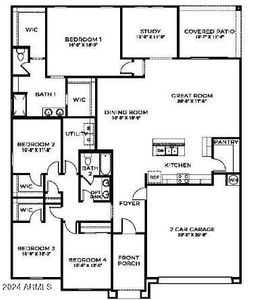 New construction Single-Family house 46 S Carlton Avenue, Casa Grande, AZ 85122 Holden- photo 1 1