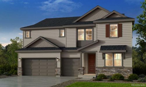 New construction Single-Family house 16557 Black Rose Circle, Parker, CO 80134 Copper- photo 0