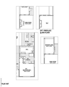 New construction Single-Family house 4908 Mitre Mews, Celina, TX 75078 Plan 1407- photo