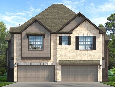 New construction Townhouse house 21167 Medina River Drive, Cypress, TX 77433 Manor - Villas- photo 1 1