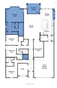 New construction Single-Family house 12411 Mulholland Drive, San Antonio, TX 78254 Canterbury Plan- photo 1 1