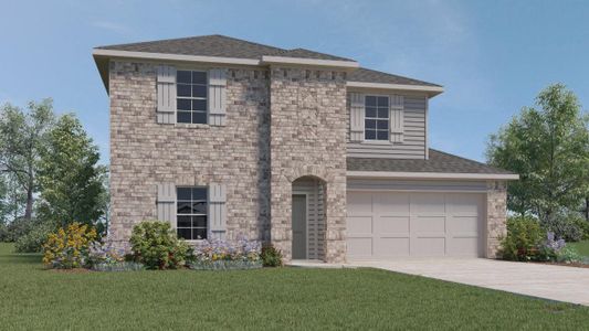 New construction Single-Family house 2432 Bronc Buster Way, Leander, TX 78641 - photo 0