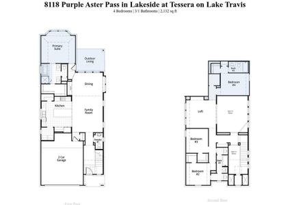 New construction Single-Family house 8118 Purple Aster Pass, Lago Vista, TX 78645 Lincoln Plan- photo 1 1