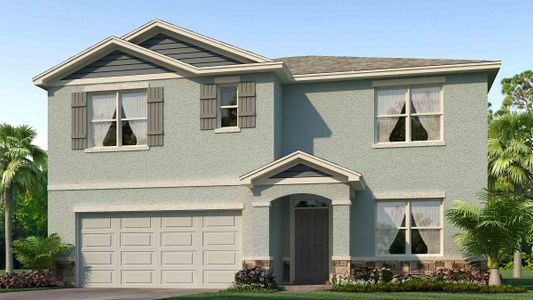 New construction Single-Family house 3312 Shady Sunrise Loop, Plant City, FL 33565 Hayden- photo 0 0