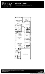 New construction Single-Family house 12323 Aurora Basin, San Antonio, TX 78254 Design 1785W- photo 1 1