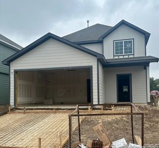 New construction Single-Family house 15019 Homing Meadow, San Antonio, TX 78253 Woodland- photo 0