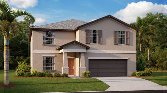 New construction Single-Family house Richmond II, 32086 Hawthorne Cottage Place, San Antonio, FL 33576 - photo