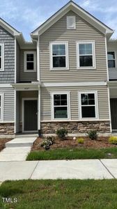 New construction Townhouse house 4949 Microcline Trail, Raleigh, NC 27610 Meredith- photo 0