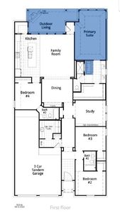 New construction Single-Family house 5027 Matador Lane, Manvel, TX 77578 503 Plan- photo 1 1