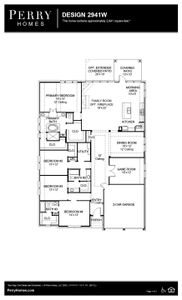 New construction Single-Family house 9923 Magnolia Estates Lane, Manvel, TX 77578 Design 2941W- photo 1 1
