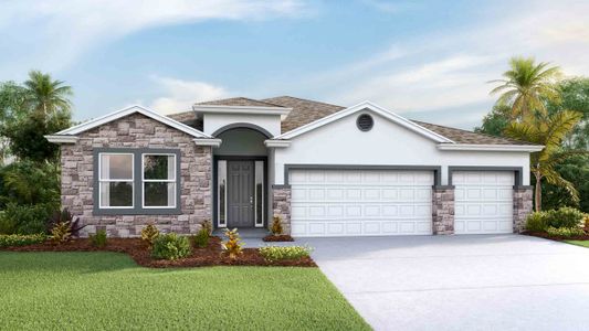 New construction Single-Family house 10259 Bridgegate Heights Loop, San Antonio, FL 33576 Destin- photo 0