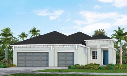 New construction Single-Family house 9981 Cross River Trail, Parrish, FL 34219 Bright Meadow- photo 0
