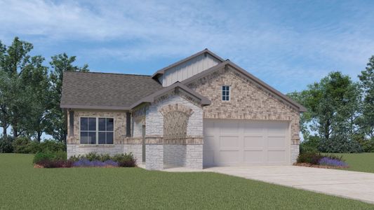 New construction Single-Family house 204 James River Drive, Hutto, TX 78634 The Roosevelt- photo 0
