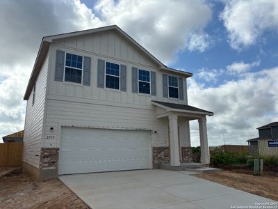 New construction Single-Family house 2537 Windle Lane, Seguin, TX 78155 Voyager Homeplan- photo 24 24