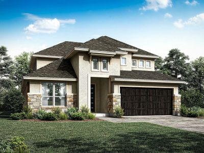 New construction Single-Family house 25023 Las Pilas, San Antonio, TX 78261 Hamilton B- photo 0