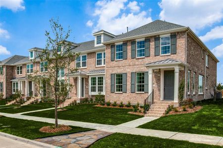 New construction Townhouse house 9073 Swallowtail Street, Frisco, TX 75035 DOGWOOD- photo 0