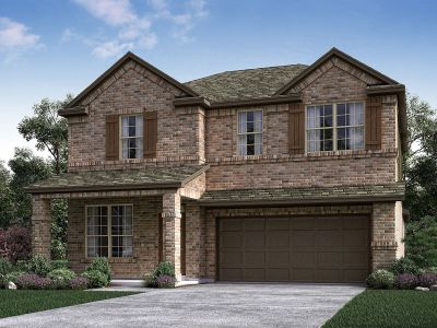 New construction Single-Family house 8430 Treetop Heights Drive, Mont Belvieu, TX 77523 The Somerville (3L16)- photo 1 1
