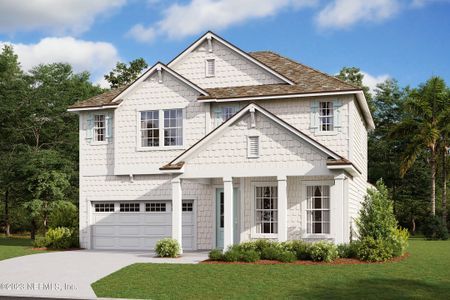 New construction Single-Family house 218 Sienna Palm Dr, Ponte Vedra, FL 32081 The Gilchrist at Seabrook Village- photo 0