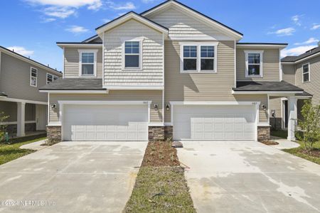 New construction Townhouse house 6017 Immortal Court, Jacksonville, FL 32205 Rosewood- photo 1 1