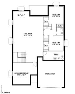 New construction Single-Family house Plan C418, 2128 Glean Court, Windsor, CO 80550 - photo