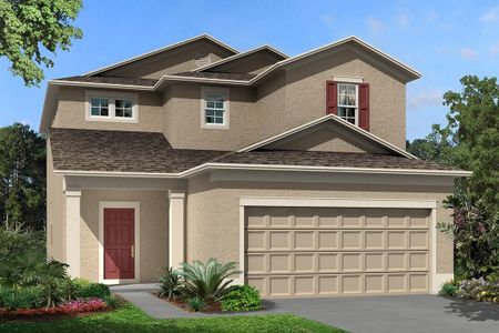 New construction Single-Family house 3048 Misty Marble Drive, Zephyrhills, FL 33540 Miralles- photo 0