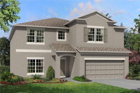 New construction Single-Family house 2974 Marine Grass Drive, Wimauma, FL 33598 Alenza- photo 0
