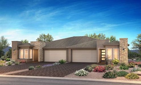 New construction Duplex house 1035 East Combs Road, Queen Creek, AZ 85140 - photo 1 1