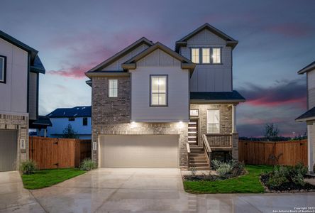 New construction Single-Family house 9511 Stillwater Pass, San Antonio, TX 78254 Marco- photo