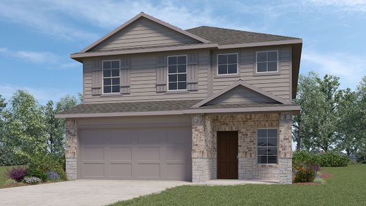 New construction Single-Family house The Madison, 104 Middle Green Loop, Floresville, TX 78114 - photo