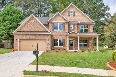 New construction Single-Family house 641 O'Brian'S Path, Mcdonough, GA 30253 Heatherland Homes  The Jasmine- photo 0