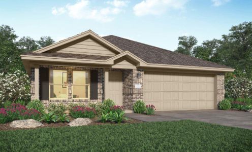 New construction Single-Family house 9911 Bellwick Hollow Court, Baytown, TX 77521 Whitton- photo 0