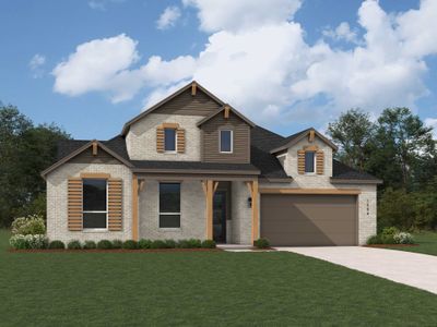 New construction Single-Family house 2113 Tobiano Trace, Georgetown, TX 78633 Appleton Plan- photo 0