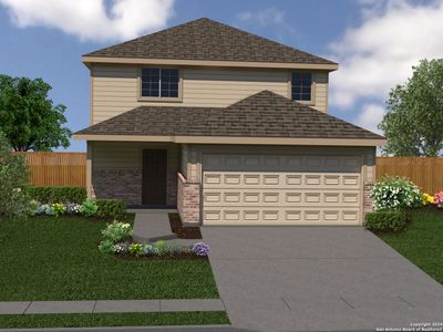 New construction Single-Family house 2438 Redlove Drive, San Antonio, TX 78224 Drake- photo 0