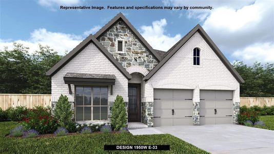 New construction Single-Family house Design 1950W, 113 Shoreview Drive, Rhome, TX 76078 - photo