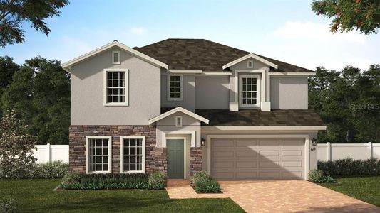 New construction Single-Family house 463 Shadow Gorge Way, Eustis, FL 32736 Newcastle- photo 0