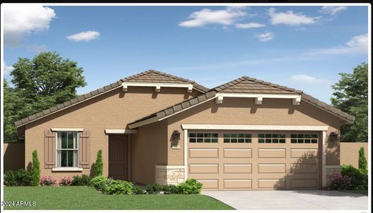New construction Single-Family house 17028 W Artemisa Avenue, Surprise, AZ 85387 Bisbee- photo 0 0