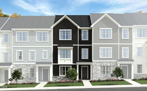 New construction Townhouse house 837 Basswood Glen Trail, Unit Bradley, Knightdale, NC 27545 - photo 0 0