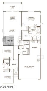 New construction Single-Family house 40040 W Elm Drive, Maricopa, AZ 85138 Peridot- photo 1 1