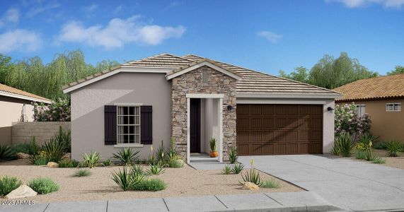 New construction Single-Family house 3033 W Straight Arrow Lane, Phoenix, AZ 85083 Goldenrod II- photo 0