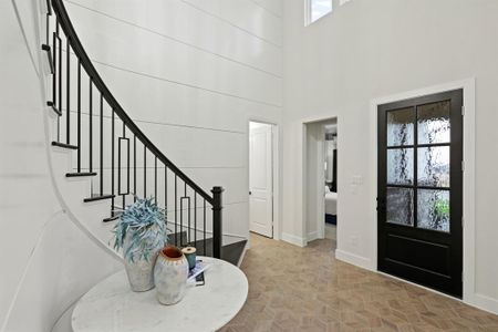 Entry Foyer looking towards Downstairs Guest Bedroom and Bathroom